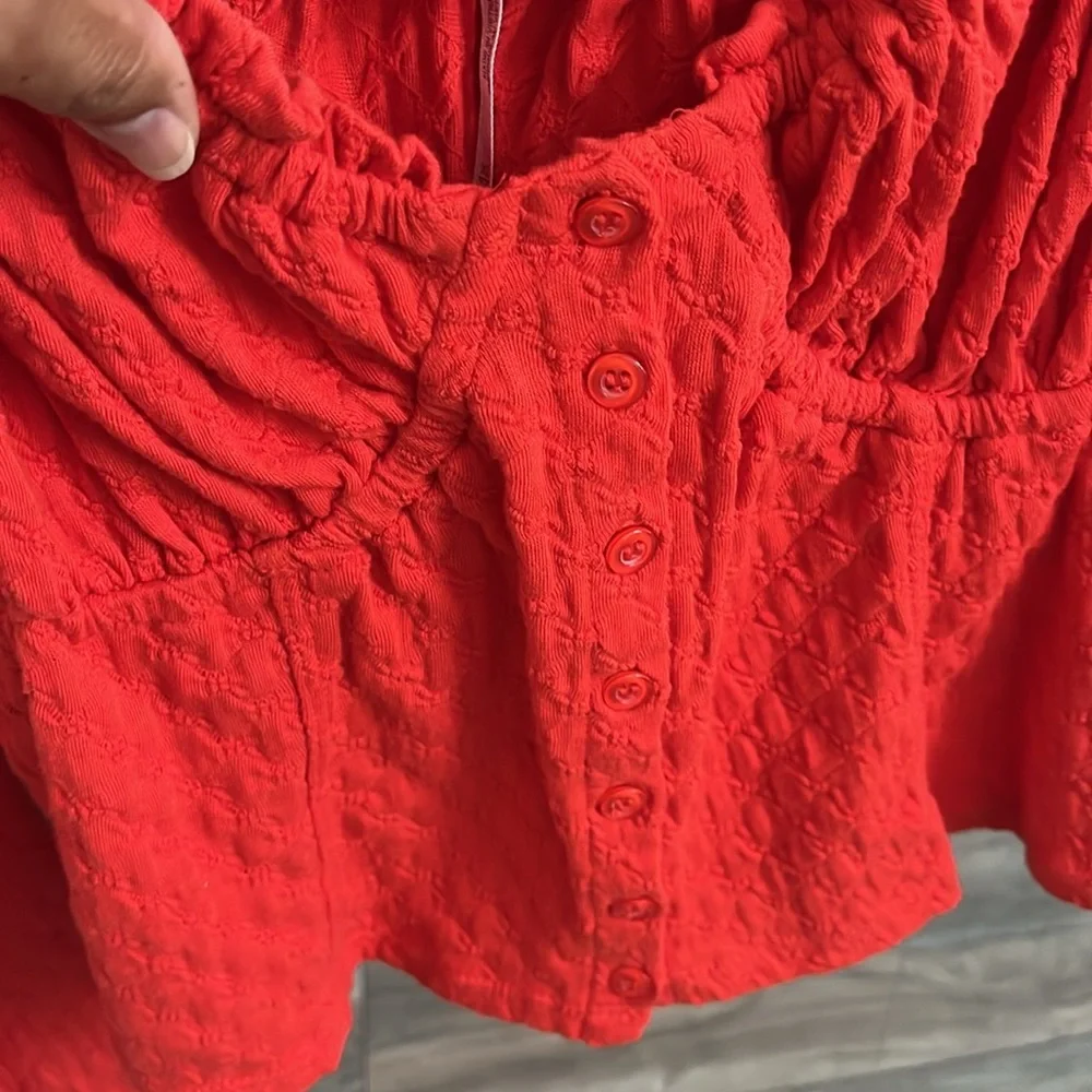 Free People Ladybug blouse